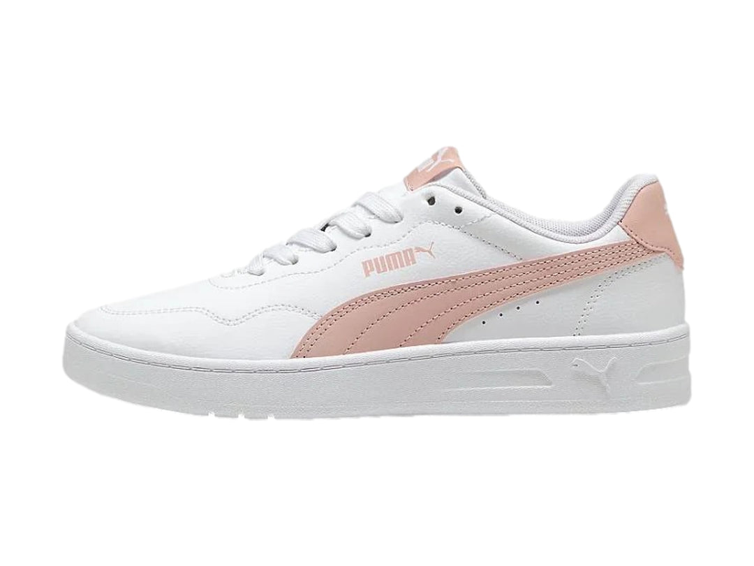 Tenis PUMA Court Lally Blanco y Rosa para Mujer