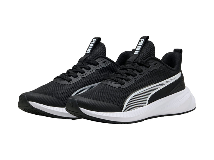Tenis Puma Flyer Lite 3 Negro y Blanco para Niño