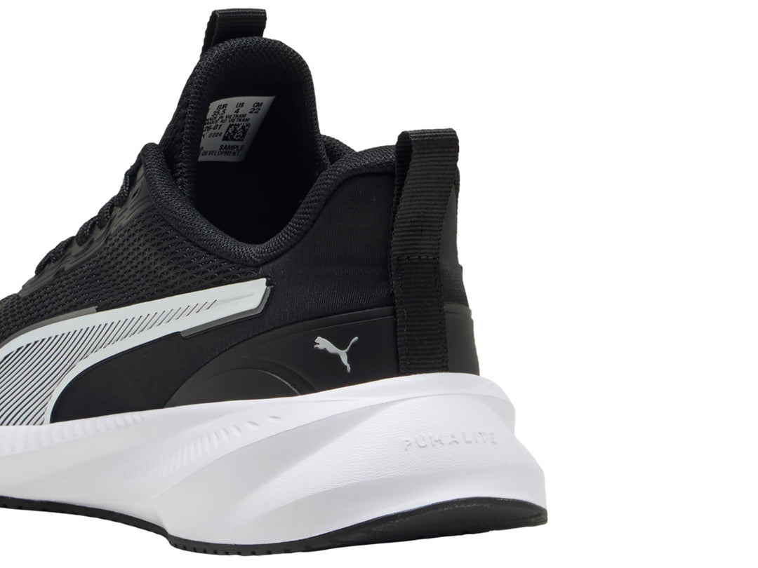 Tenis Puma Flyer Lite 3 Negro y Blanco para Niño