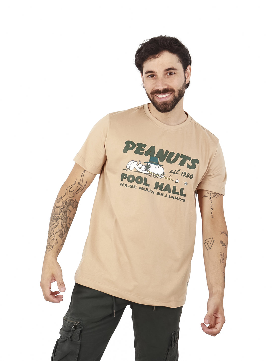 Playera K-Swiss Peanuts Beige para Hombre