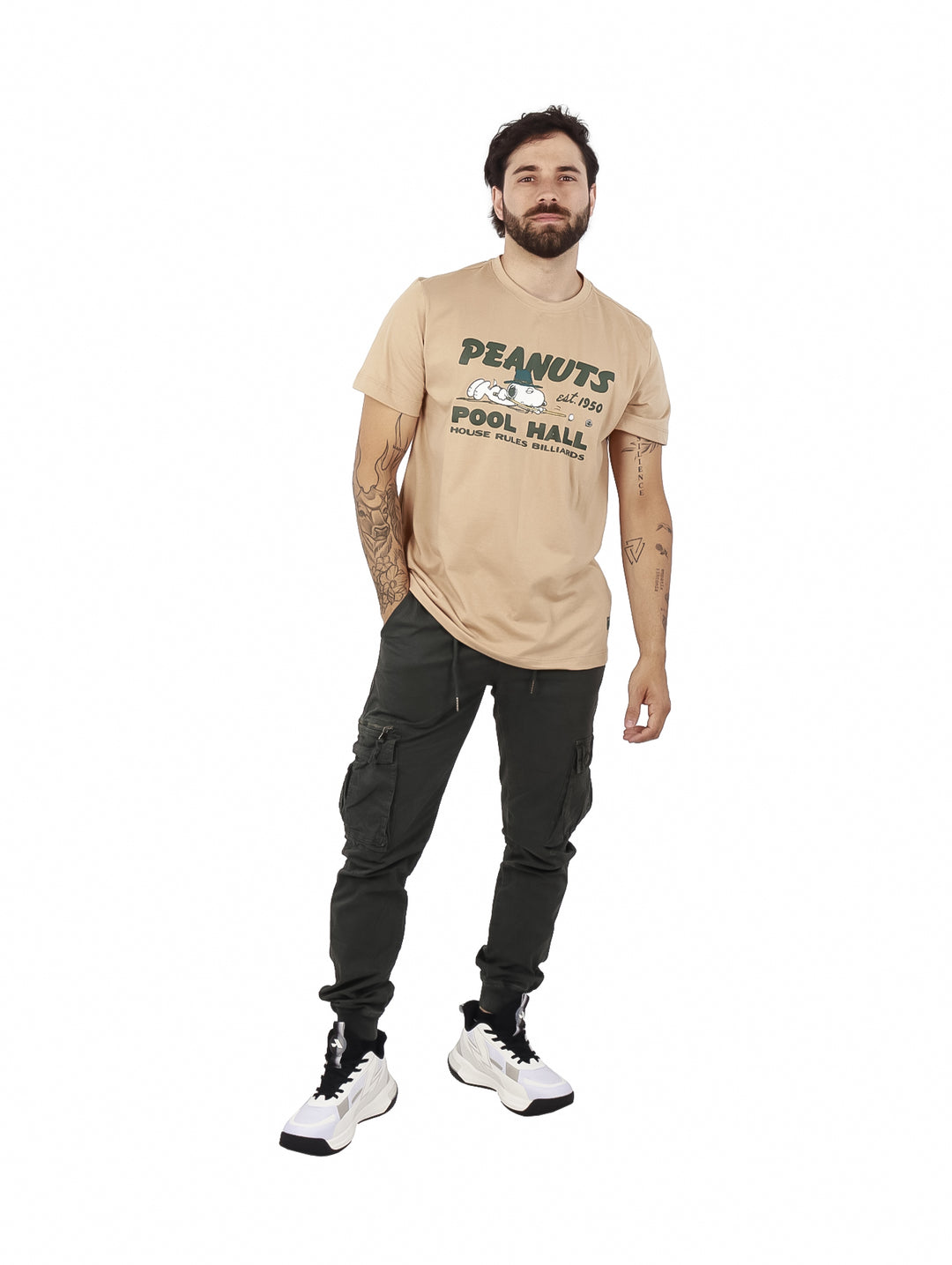 Playera K-Swiss Peanuts Beige para Hombre