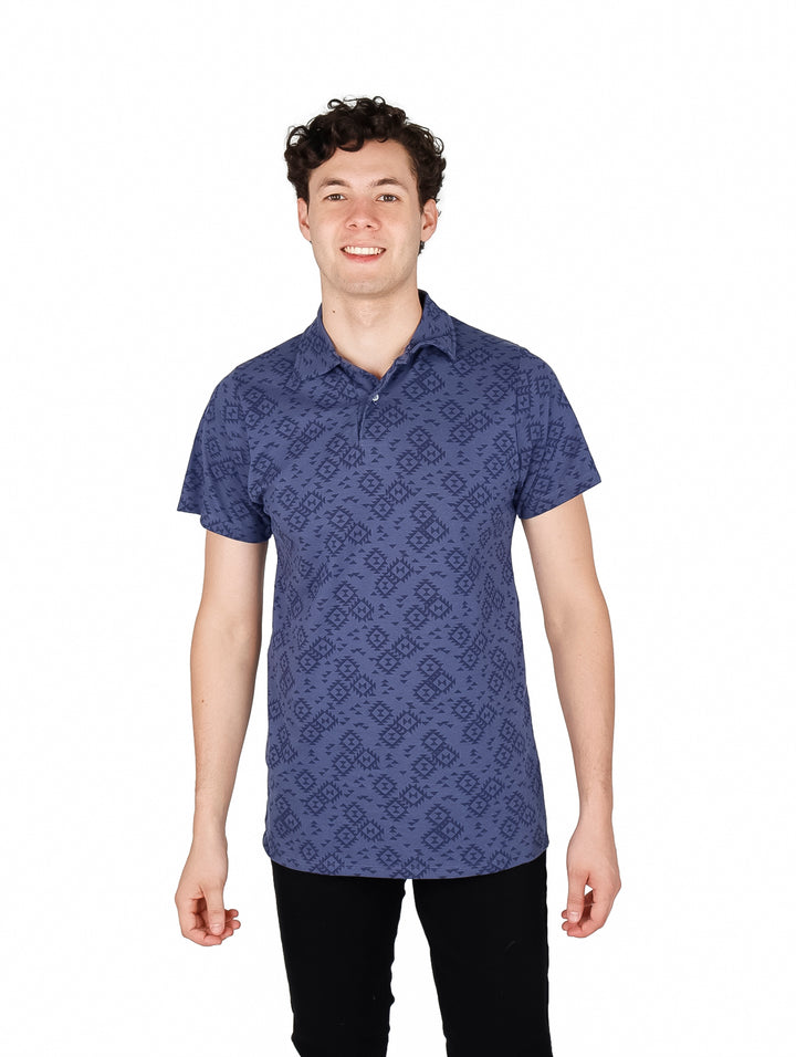 Playera Polo Optima Exterior Azul Marino para Hombre