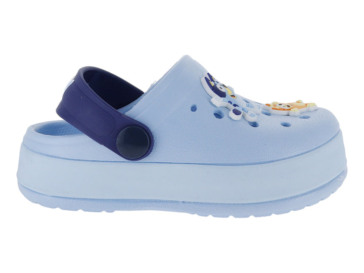 Sandalias Clogs Vavito Bluey Azul para Niño