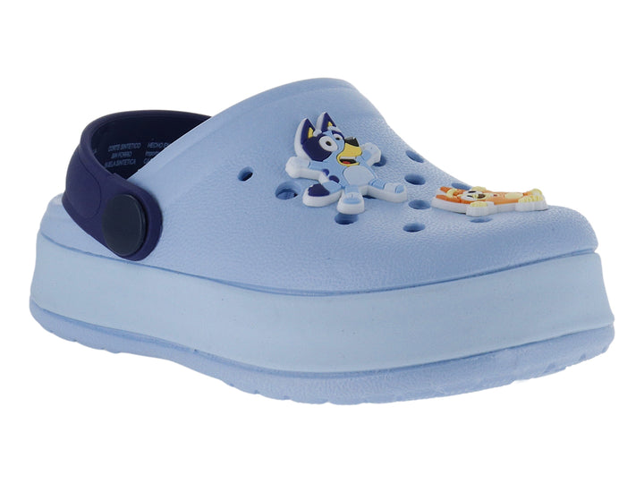Sandalias Clogs Vavito Bluey Azul para Niño