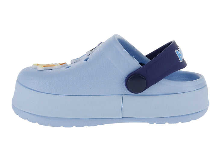 Sandalias Clogs Vavito Bluey Azul para Niño