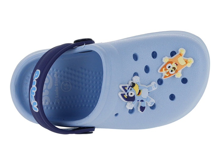 Sandalias Clogs Vavito Bluey Azul para Niño