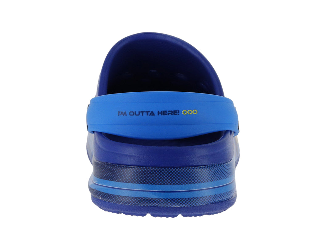 Sandalias Clogs Vavito Sonic Azul para Niño