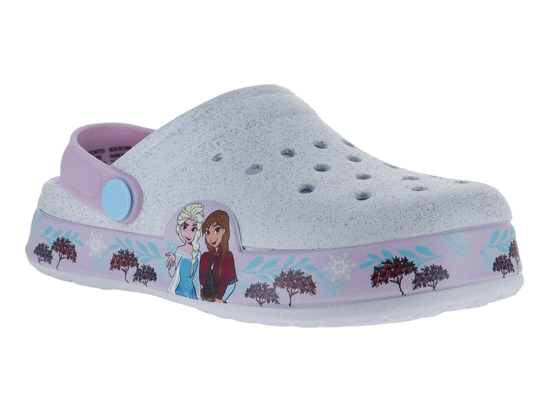 Sandalias Clogs VAVITO Frozen Color Plata para Niña