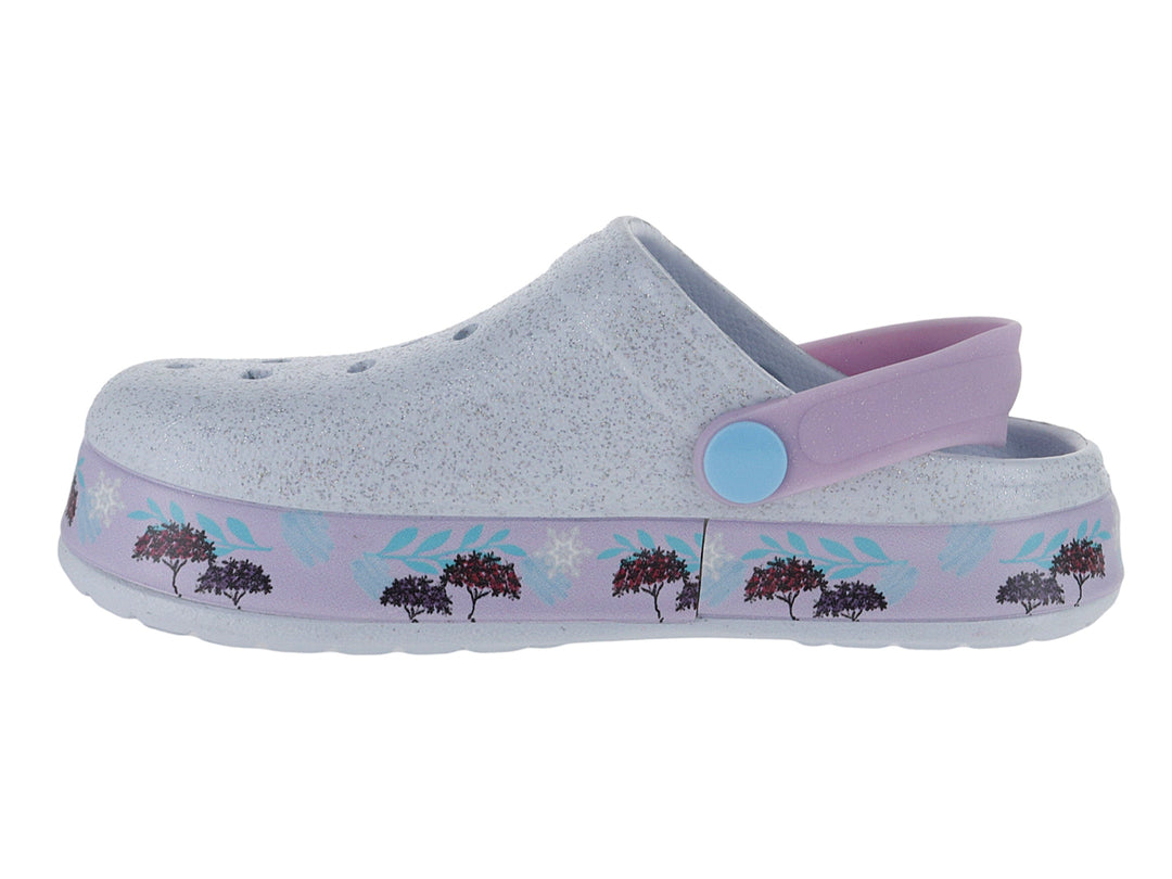 Sandalias Clogs VAVITO Frozen Color Plata para Niña