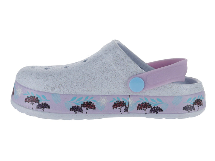Sandalias Clogs VAVITO Frozen Color Plata para Niña