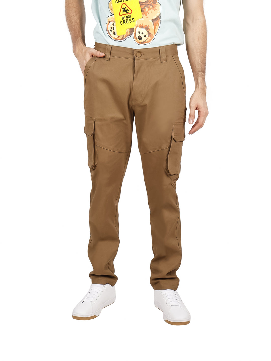 Pantalón Cargo Vertical Eagle Khaki para Hombre