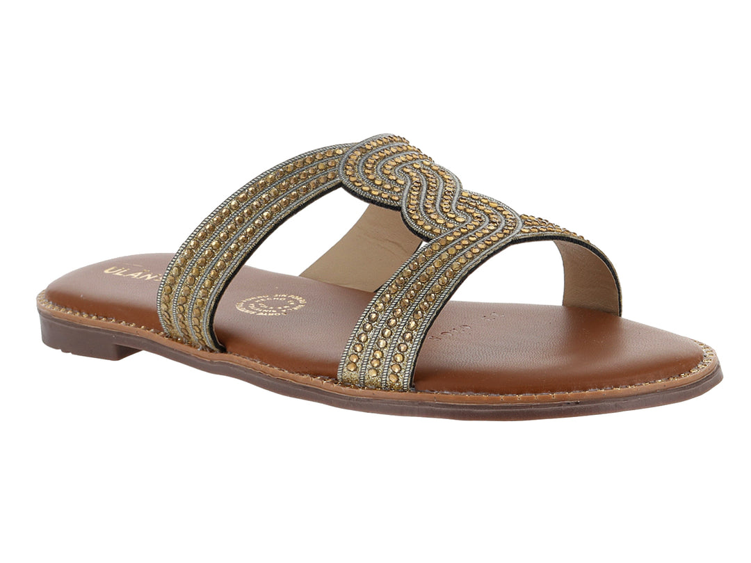 Sandalias ULAN Oro Inglés para Mujer