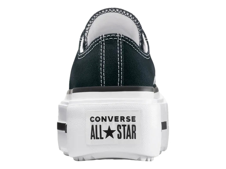 Tenis Converse Double Stack Negro Blanco para Mujer