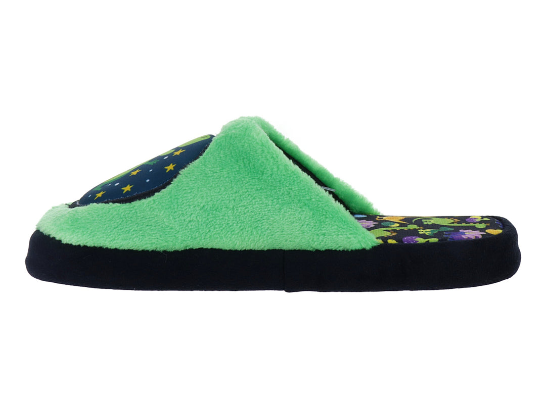 Pantuflas Perezosas Verde para Niño