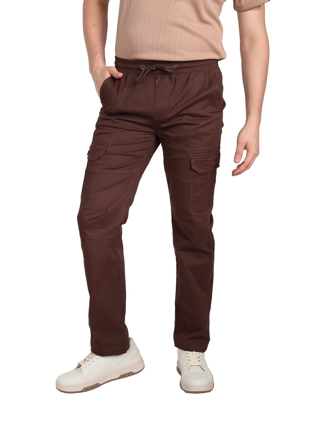 Pantalón Cargo NYD Jeans Café para Hombre