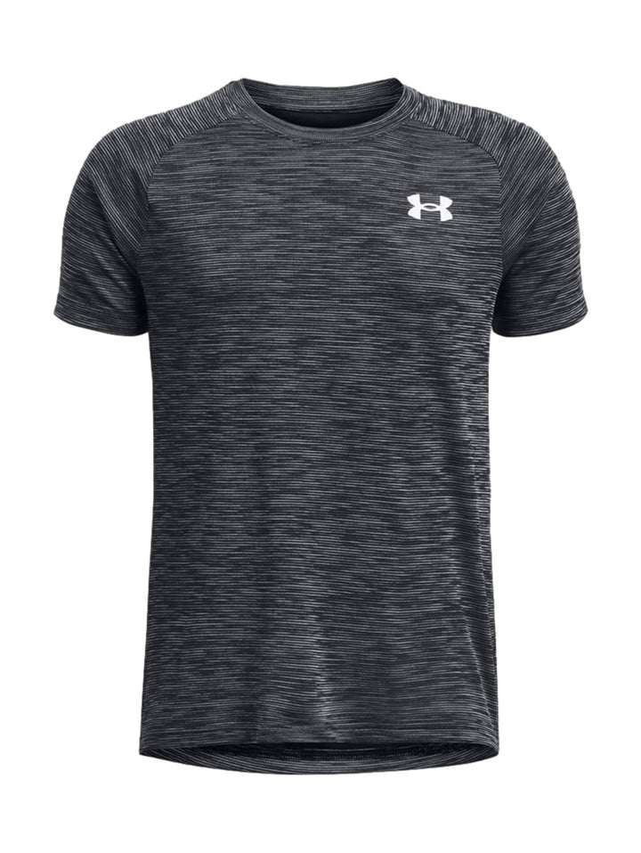 Playera Under Armour Tech Textured Negro para Niño