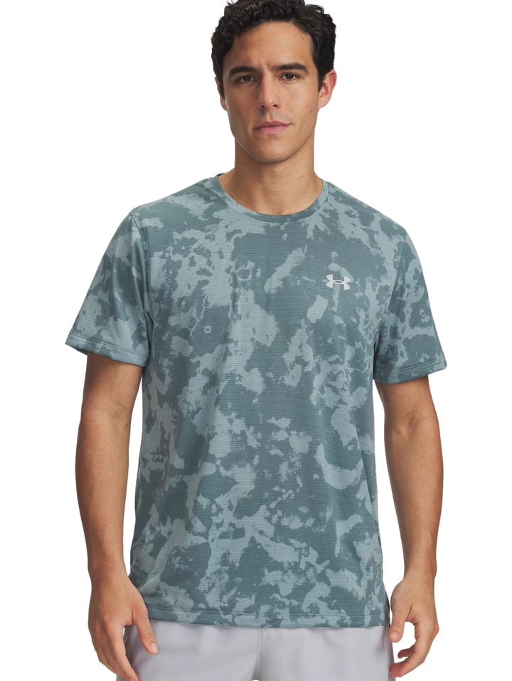 Playera Under Armour Launch Printed Verde para Hombre