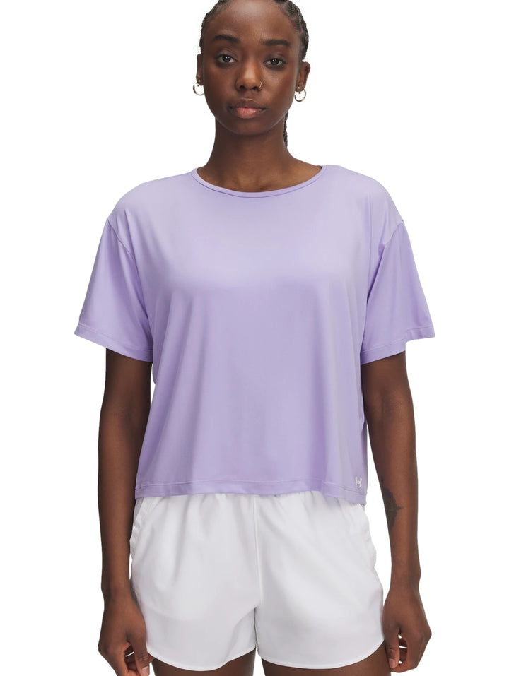 Playera Under Armour Motion SS Morado para Mujer