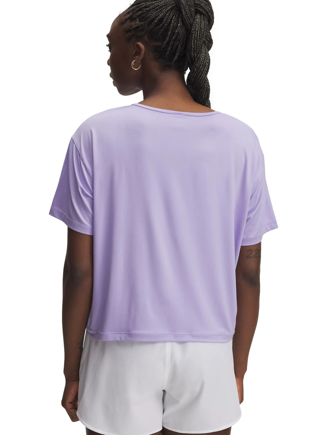 Playera Under Armour Motion SS Morado para Mujer