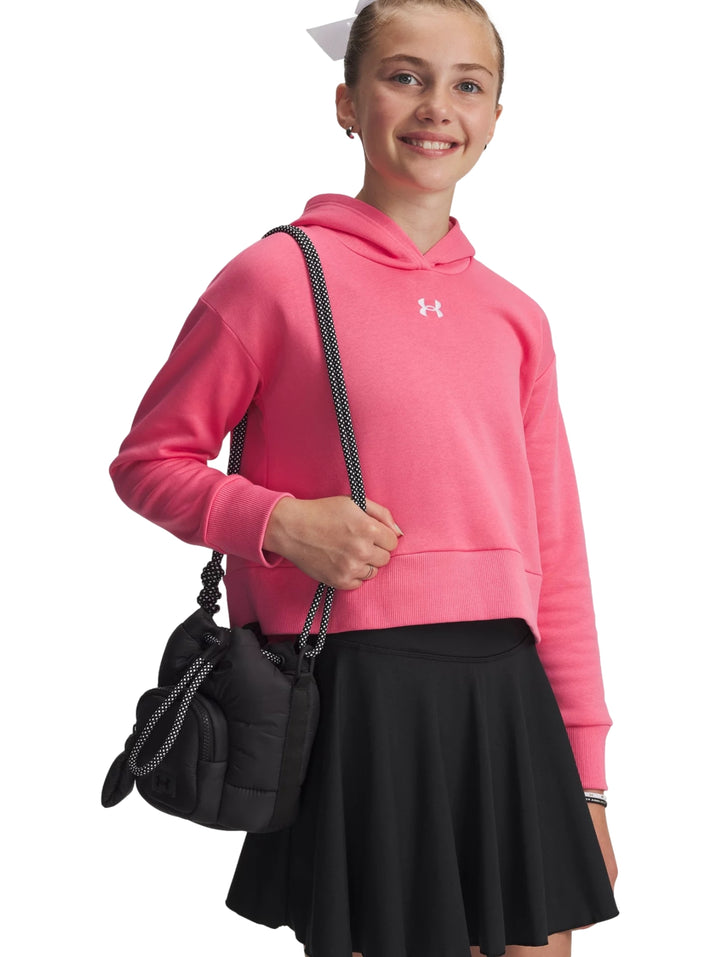 Sudadera Under Armour Rival Fleece Rosa para Niña
