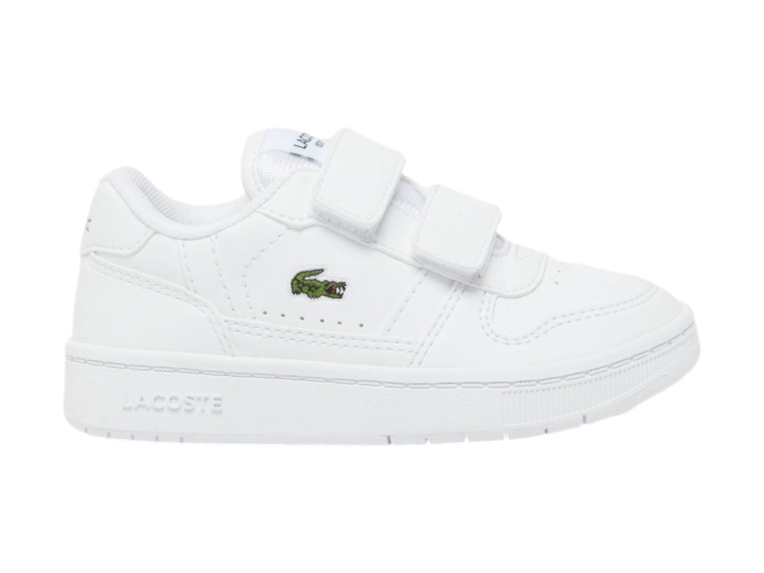 Tenis Lacoste T-Clip Blancos para Niño