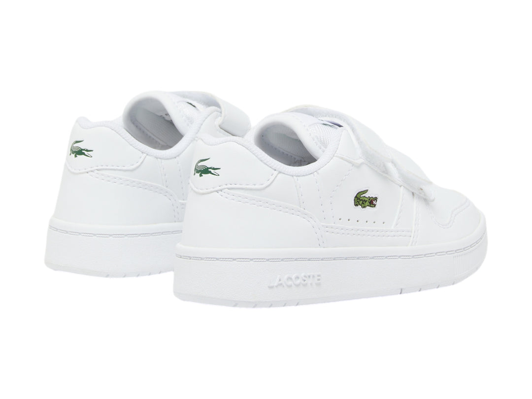 Tenis Lacoste T-Clip Blancos para Niño