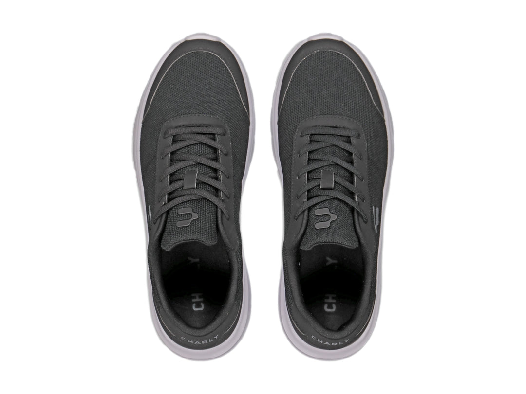 Tenis Charly Road Casual Negro y Blanco para Hombre