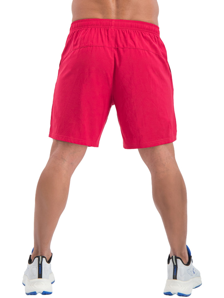 Short deportivo color rojo para hombre.