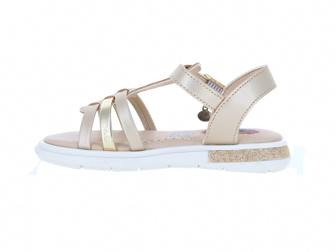 Sandalias Coqueta Oro Rosado para Niña