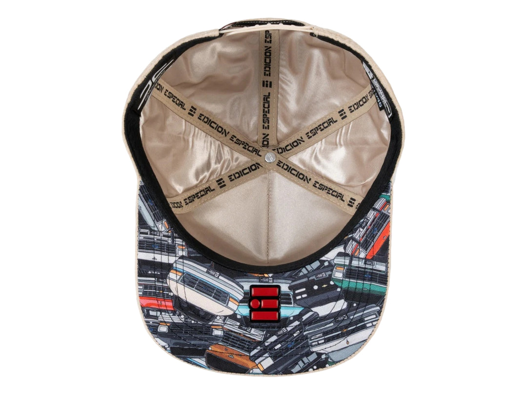 Gorra JC Hats Edición Especial Visera Plana Beige para Hombre