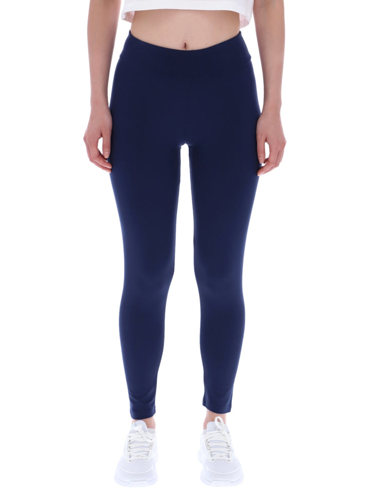 Leggings Reebok Willow Big Logo Azul Marino para Mujer