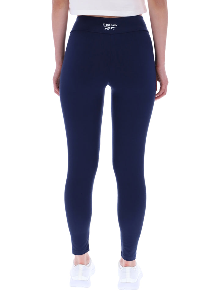 Leggings Reebok Willow Big Logo Azul Marino para Mujer
