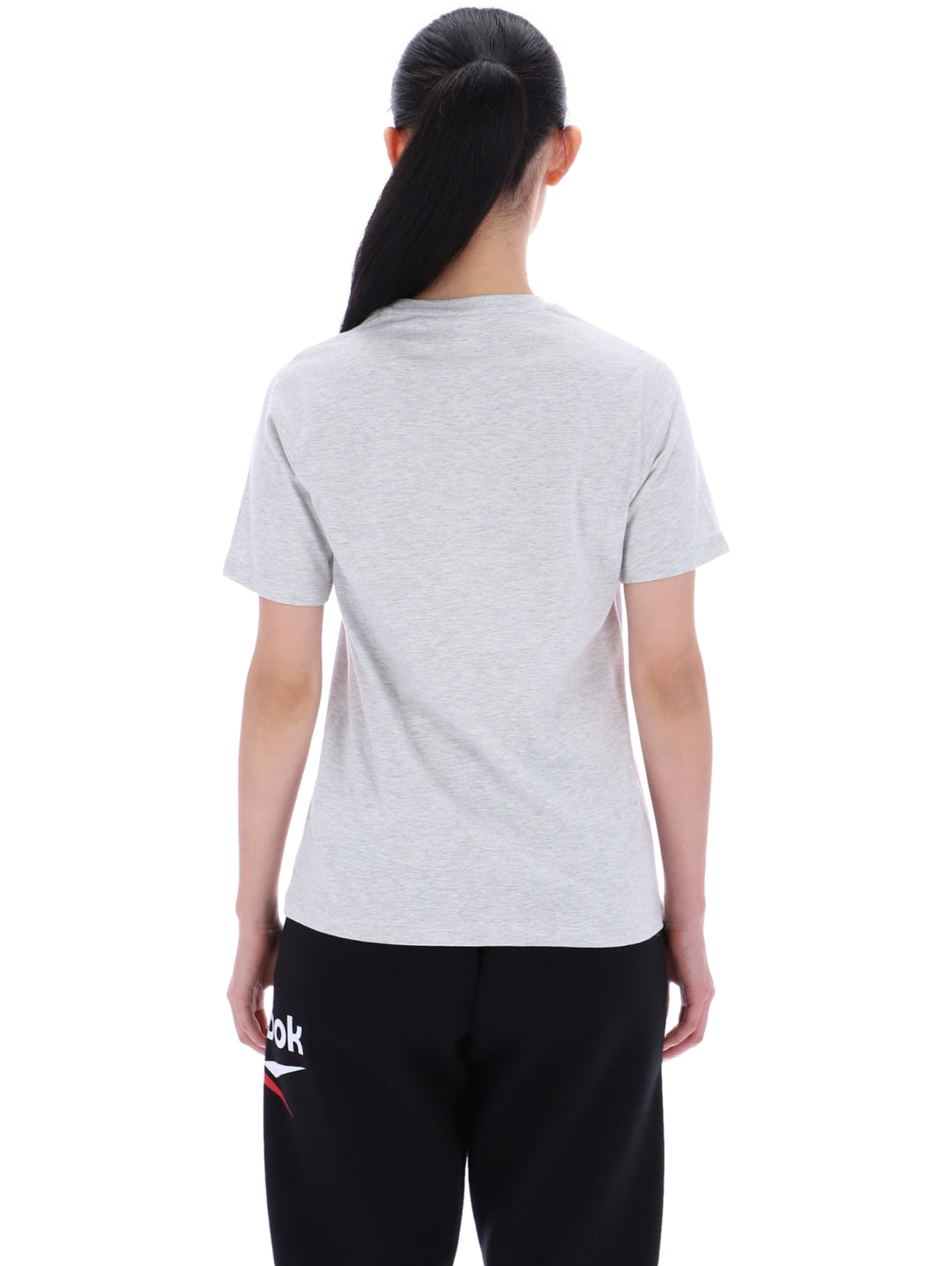 Playera Reebok Wren Logo Gris para Mujer