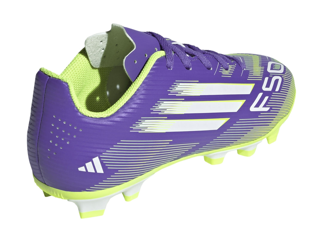 Tenis Taquetes Adidas F50 Club Morado para Niño