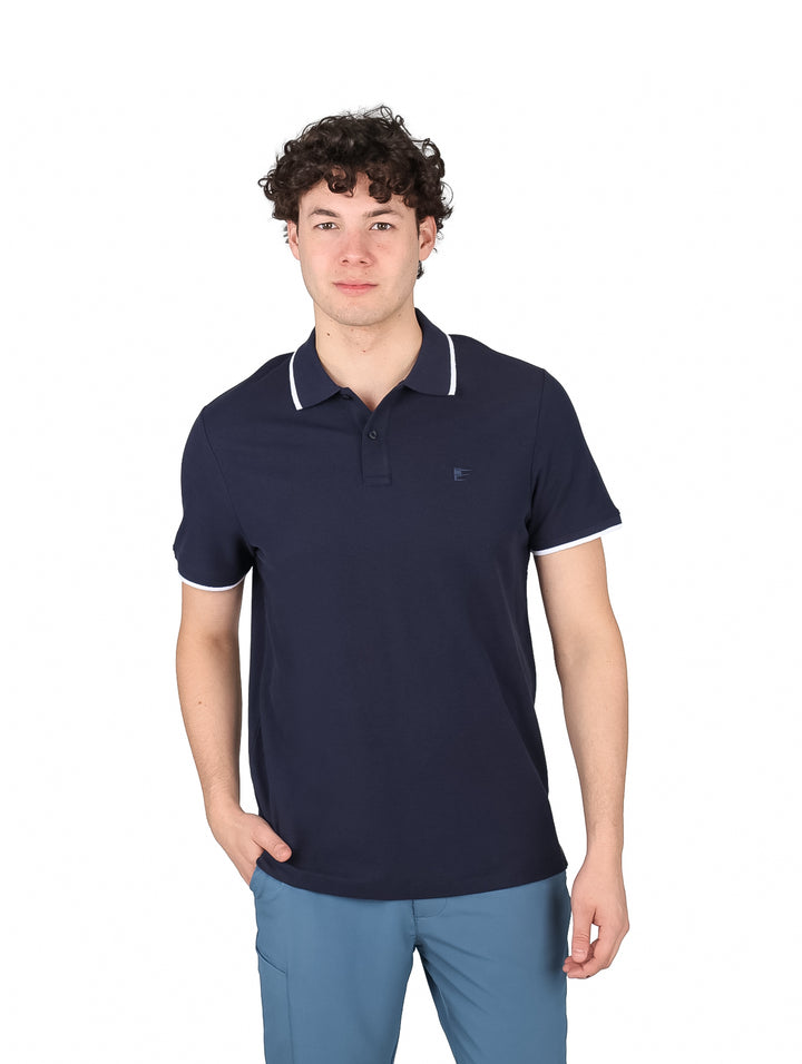 Playera Polo Perry Ellis Azul Marino para Hombre