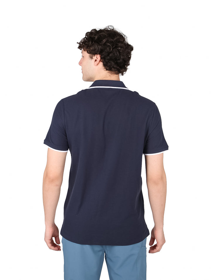 Playera Polo Perry Ellis Azul Marino para Hombre