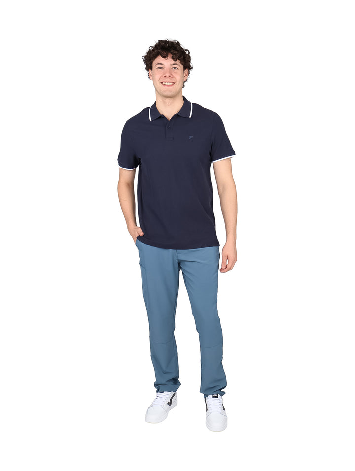 Playera Polo Perry Ellis Azul Marino para Hombre