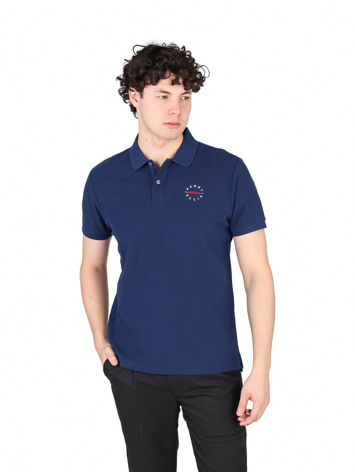Playera Polo Perry Ellis Azul Dark Sapphire para Hombre