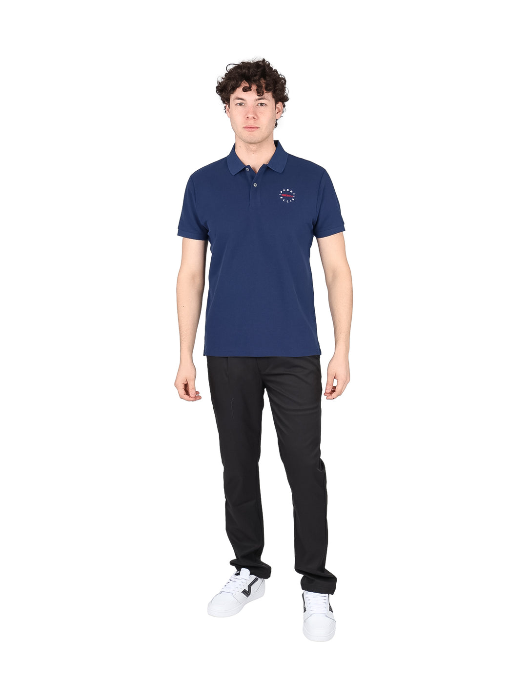 Playera Polo Perry Ellis Azul Dark Sapphire para Hombre