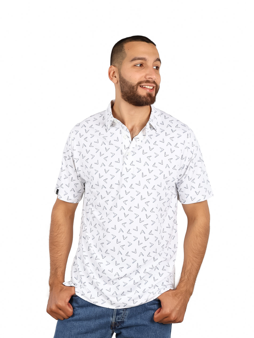 Playera Polo Callaway Color Blanco para Hombre
