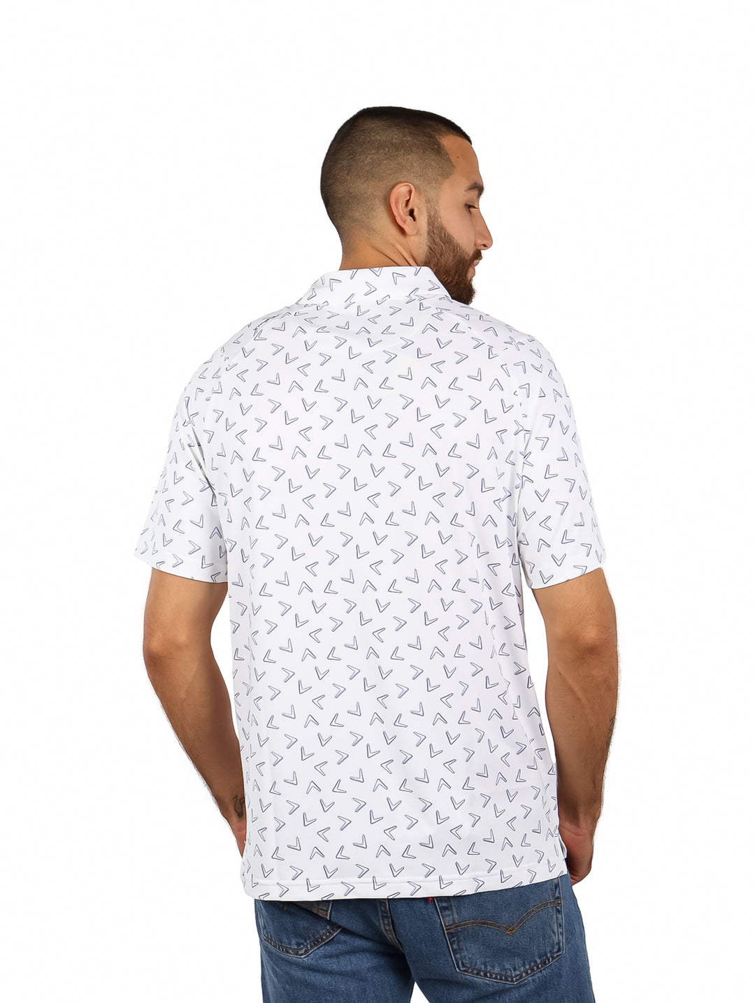 Playera Polo Callaway Color Blanco para Hombre