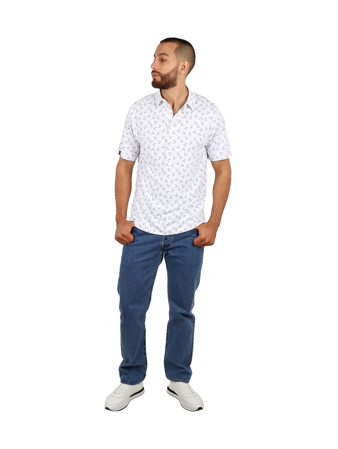 Playera Polo Callaway Color Blanco para Hombre