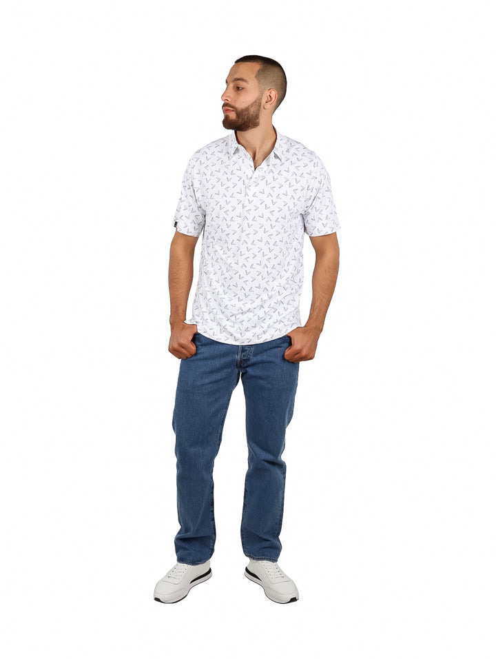 Playera Polo Callaway Color Blanco para Hombre