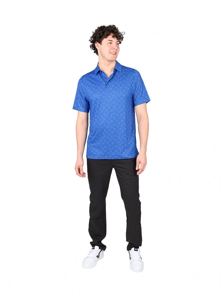 Playera Polo Callaway Galaxy Blue para Hombre