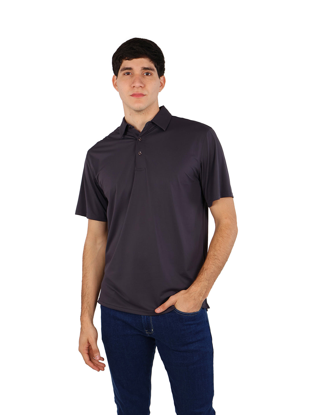 Playera Polo Varesi Color Oxford para Hombre
