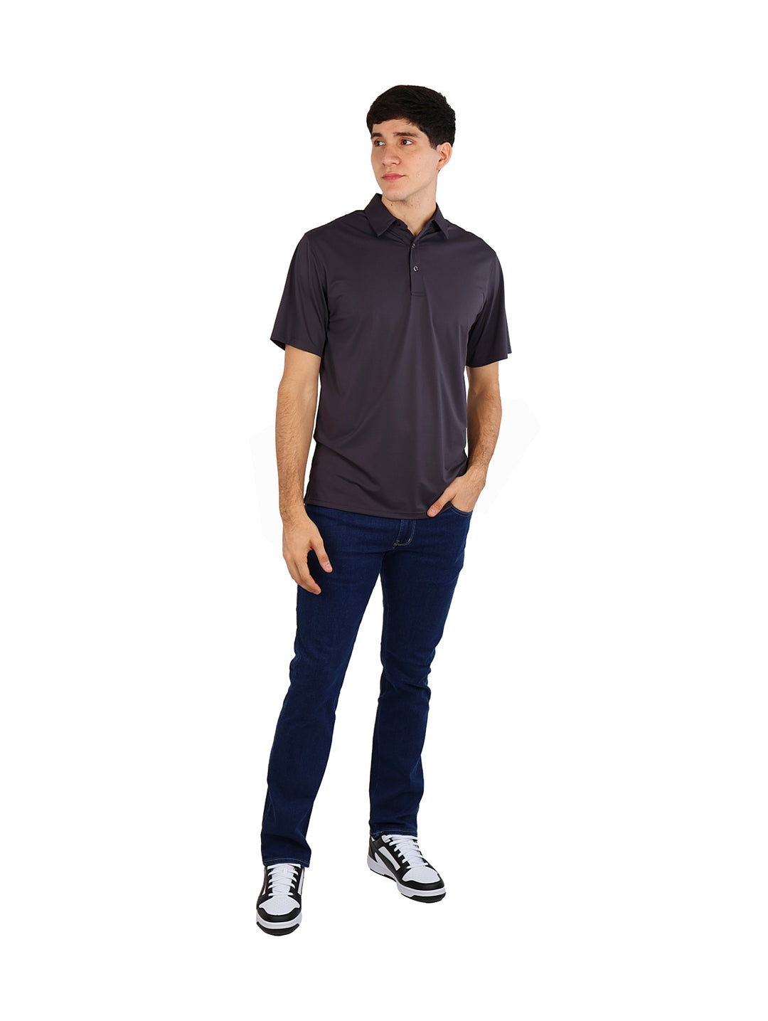 Playera Polo Varesi Color Oxford para Hombre