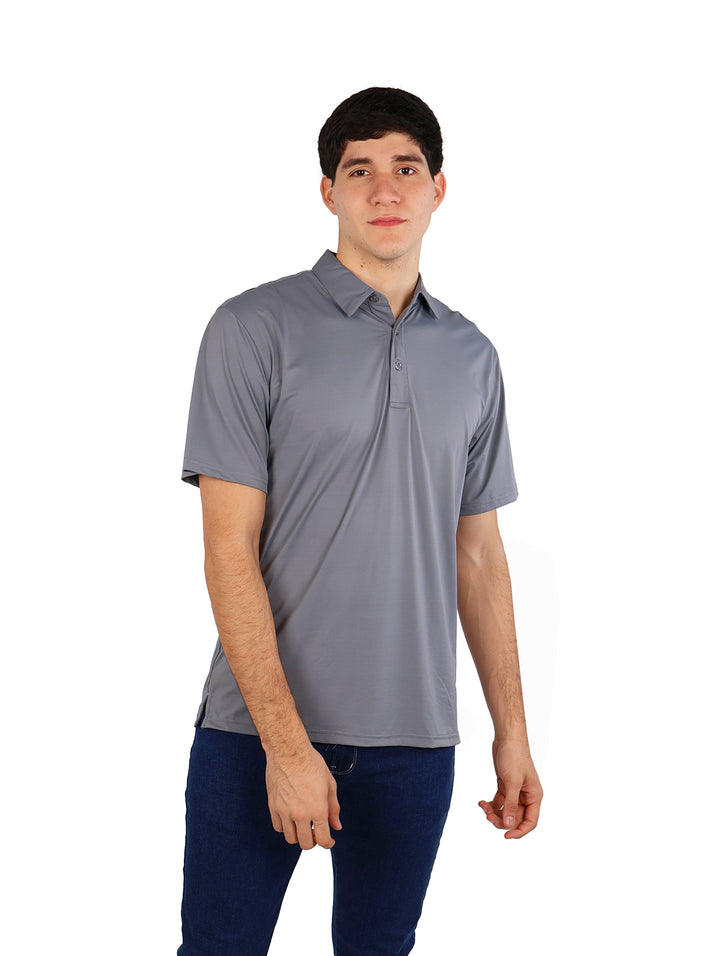 Playera Polo Varesi Gris para Hombre
