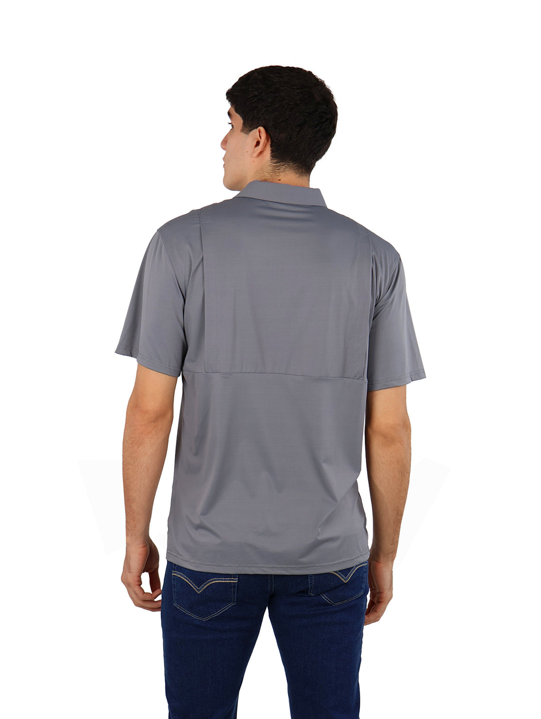 Playera Polo Varesi Gris para Hombre