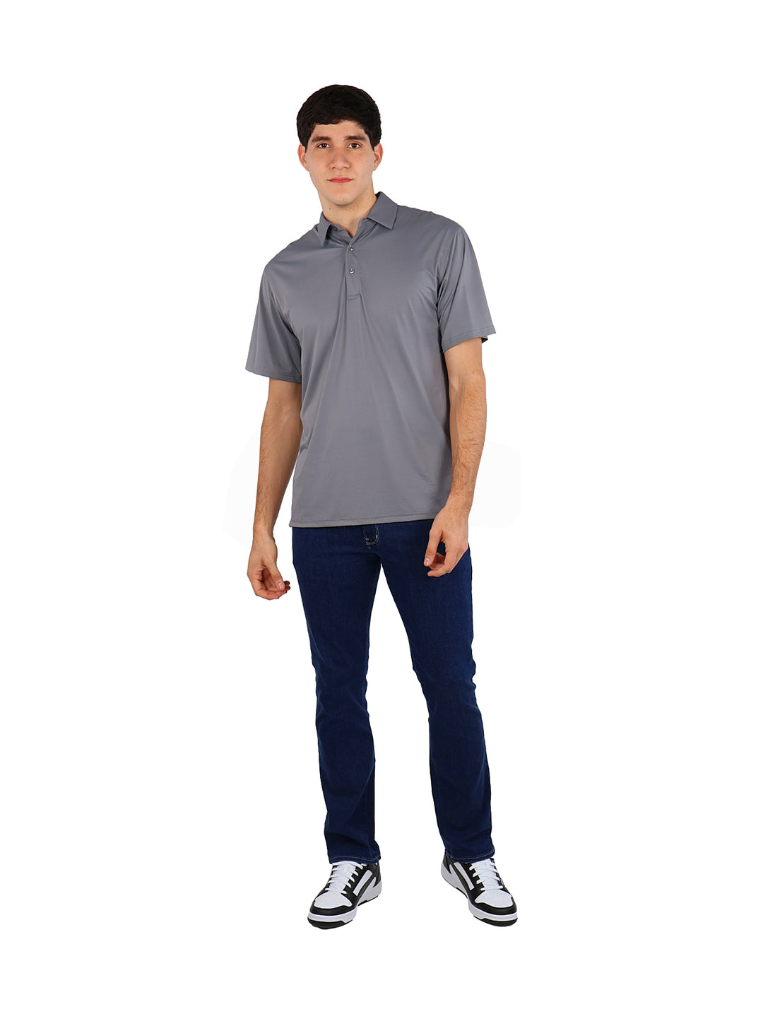 Playera Polo Varesi Gris para Hombre