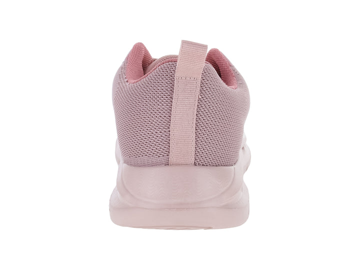 Tenis deportivos de color rosa con malla transpirable y suela blanca, marca Makena.